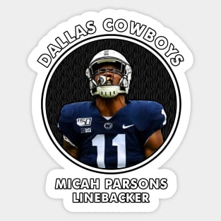 MICAH PARSONS - LB - DALLAS COWBOYS Sticker